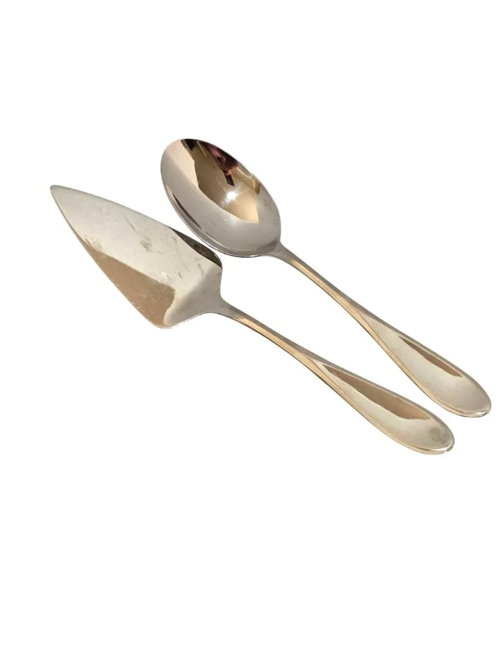 Mikasa Bravo Pie Server & Serving Spoon Set stainless glossy durable serving